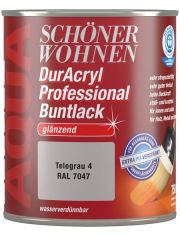 Buntlack DurAcryl Professional glnzend, 750 ml telegrau