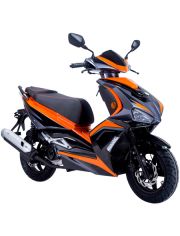 Motorroller Striker, 50 ccm, Euro 4, schwarz-orange