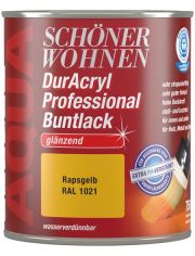 Buntlack DurAcryl Professional glnzend, 750 ml rapsgelb