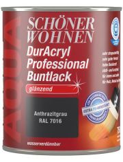 Buntlack DurAcryl Professional glnzend, 750 ml anthrazitgrau
