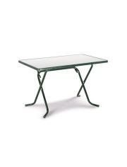 Gartentisch »Primo«, Stahl/Kunststoff, klappbar, 110x70 cm, grün