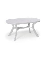 Gartentisch »Kansas«, Kunststoff, 145x95 cm, weiß