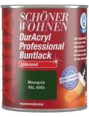Buntlack DurAcryl Professional glnzend, 750 ml moosgrn