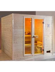 Sauna Valida Gr.4, 239x189x204 cm, ohne Ofen, mit Fenster