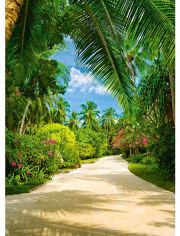 Fototapete Tropical Pathway, 4-teilig, 183x254 cm