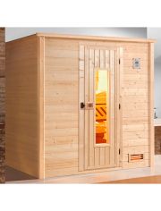 Sauna Bergen Gr.1, 198x148x204 cm, ohne Ofen, Holztr