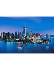 Fototapete Shanghai Skyline, 8-teilig, 366x254 cm