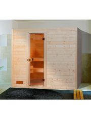 Sauna Lars Trend 1, 187/137/203,5 cm, 38 mm, 7,5-KW-Ofen