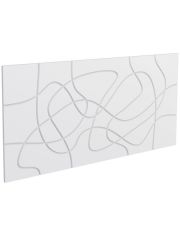 Set: 3D Wandpaneel DecoflairWandpaneele Laces, 2er-Set, 78 x 38 cm