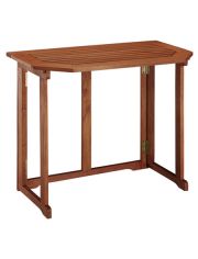 Gartentisch »Holz«, Eukalyptusholz, klappbar, 90x50 cm, braun