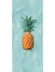 Duschrckwand fresh F2 Happy Pineapple, 90 x 210 cm