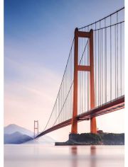 Vliestapete »Xihou Bridge«, 183x254cm, 4-teilig