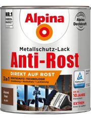 Metallschutzlack Anti-Rost, 3in1, braun glnzend 750 ml
