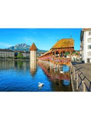 Fototapete Lucerne - Switzerland, 8-teilig, 366x254 cm