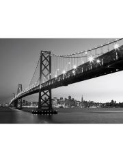 Vliestapete San Francisco Skyline, 366x254cm, 8-teilig