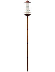 Futterspender, mit Standbein, BxTxH: 16,5x16,5x138 cm, bronzefarben