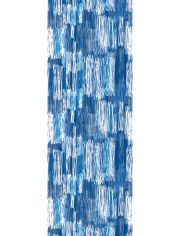 Selbstklebefolie Muser-Blau, Tapete 90 x 250 cm Vinylfolie