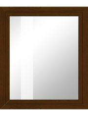 Kunststoff-Fenster Classic 400, BxH: 75x75 cm, eichefarben-dunkel, in 2 Varianten