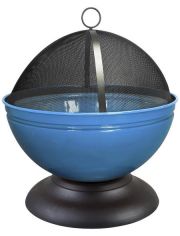Feuerschale »Globe« inkl. Funkenschutzhaube, blau