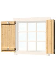 Fensterladen, BxH: 88x88 cm, fr Gartenhaus Colorado