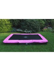 Trampolin Silhouette Ground, BxT: 214x305 cm, rosa