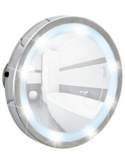 Kosmetikspiegel »Mosso«, LED Leuchtspiegel, mit 3 Saugnäpfen, 3-fach Vergrößerung