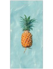 Duschrckwand fresh F3 Happy Pineapple, 100 x 210 cm