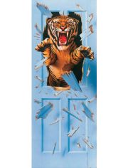 Fototapete Bursting Tiger - Trtapete, BlueBack, 2 Bahnen, 90 x 200 cm
