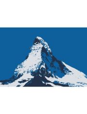 Fototapete Matterhorn Illustration