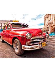 Fototapete Old Cuba Car, BlueBack, 7 Bahnen, 350 x 260 cm