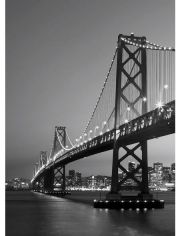 Fototapete San Francisco Skyline, 4-teilig, 183x254 cm