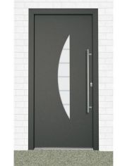 Aluminium-Haustr Malta BxH: 110 x 210 cm, anthrazit