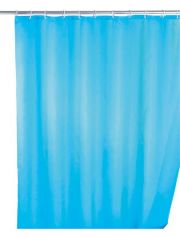 Duschvorhang Uni Light Blue, Anti-Schimmel, 180 x 200 cm, waschbar