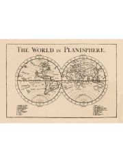 Fototapete World in Planisphere