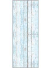 Duschrckwand fresh F1 Wood Light Blue, 100 x 255 cm