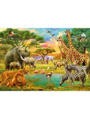 Fototapete African Animals, 8-teilig, 366x254 cm