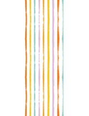 Selbstklebefolie Streifen-Bunt, Tapete 90 x 250 cm Vinylfolie