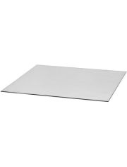 Glasbodenplatte fr Kaminfen, quadratisch, 110x110 cm, zum Funkenschutz