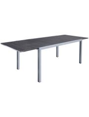 Gartentisch »Monza«, Stahl/Spraystone, ausziehbar, 240x90 cm, schwarz