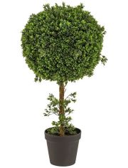 Kunstpflanze Buchskugelbaum, im Kunststofftopf, xH: 40x90 cm