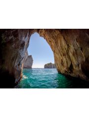 Fototapete Blue Grotto in Capri island, BlueBack, 7 Bahnen, 350 x 260 cm