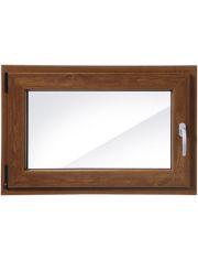 Kunststoff-Fenster »Classic 400«, BxH: 90x60 cm, eichefarben-dunkel, in 2 Varianten
