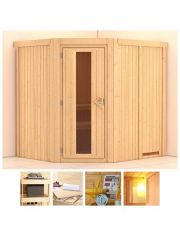 Sauna »Siirin«, 196/170/198 cm, ohne Ofen, Holztür