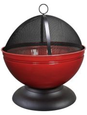 Feuerschale »Globe« inkl. Funkenschutzhaube, rot