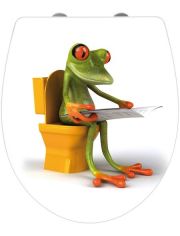 WC-Sitz Frog News, Mit Absenkautomatik