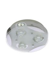 LED-Deckenleuchte Flash 2, rund, 3-flammig, chrom, 3W