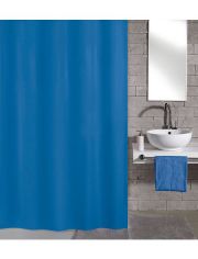 Duschvorhang Krokusblau, Breite 180 cm