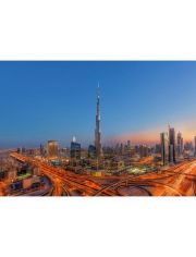 Vliestapete Burj Khalifah, 366x254cm, 8-teilig