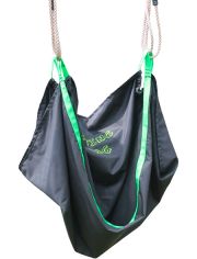 Schaukelsitz »Swingbag«, Textil, 110 cm, schwarz/grün