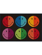 Fumatte, Smiley Colours, wash+dry by Kleen-Tex, rechteckig, Hhe 7 mm, gedruckt